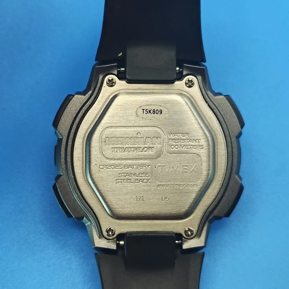 New! Vintage 2015 Timex Iron Man 38mm Mens‎ Quartz Digital Watch Nos Full Set